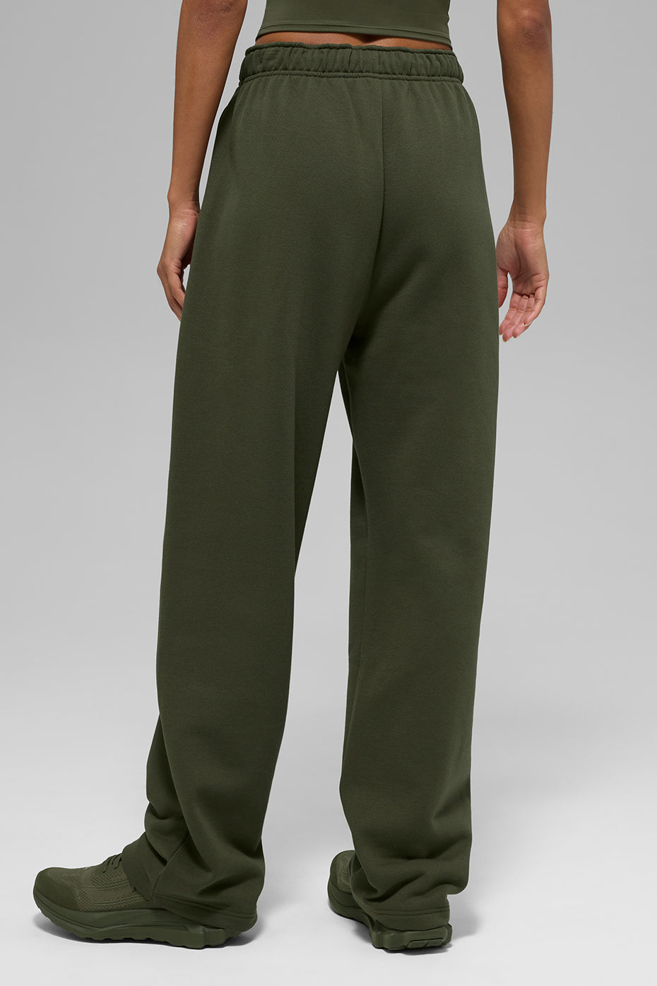 Accolade Straight Leg Sweatpant - Green Olive - Image 3