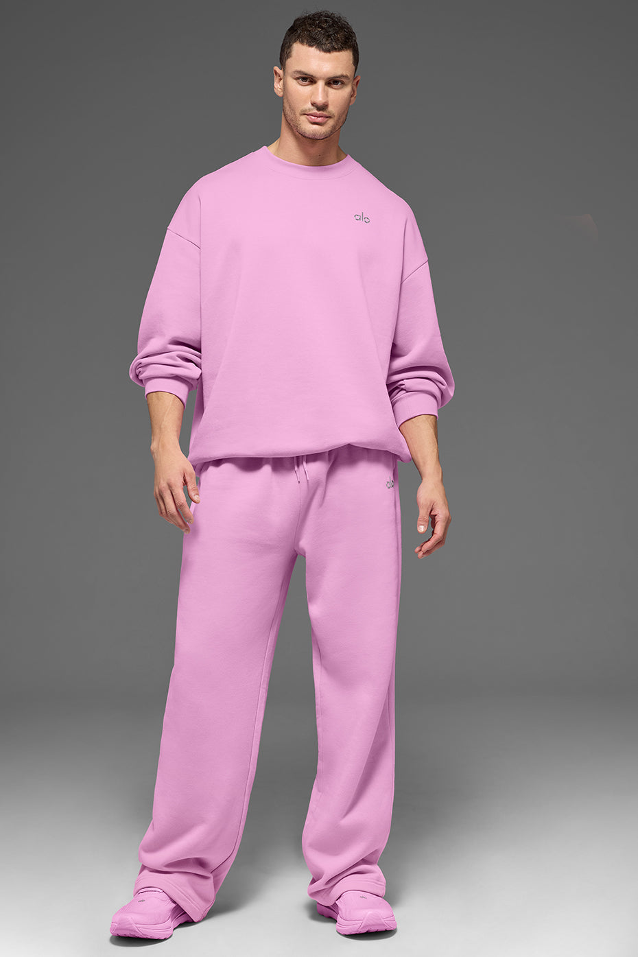 Accolade Straight Leg Sweatpant - Candy Heart Pink - Image 4