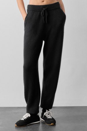 Wool Cashmere New Class Sweatpant - Black