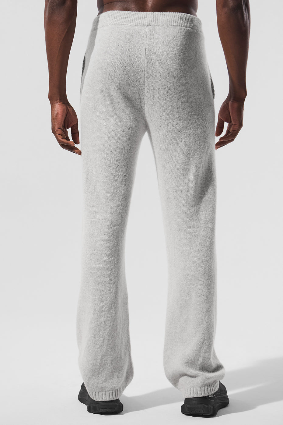 Wool Cashmere New Class Sweatpant - Pearl Grey Heather - Image 3