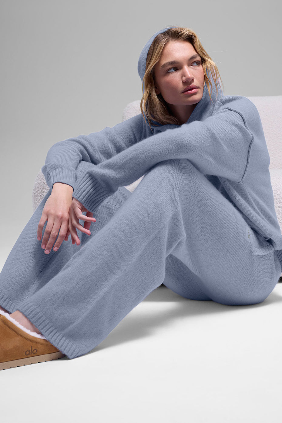 Wool Cashmere New Class Sweatpant - Winter Frost - Image 4