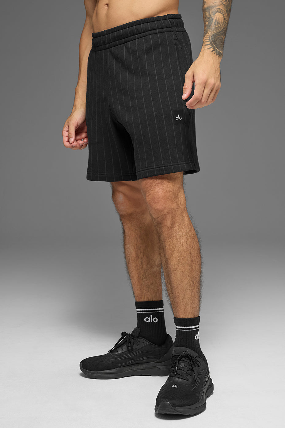 7 Pinstripe Short - Black Pinstripe - Image 5