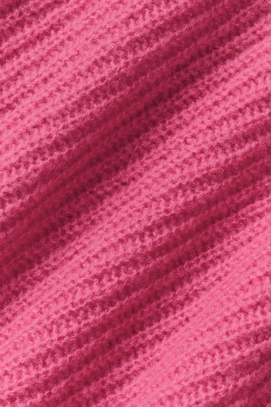Wool Cashmere Ribbed Noble Full Zip Hoodie - Paradise Pink - Image 7