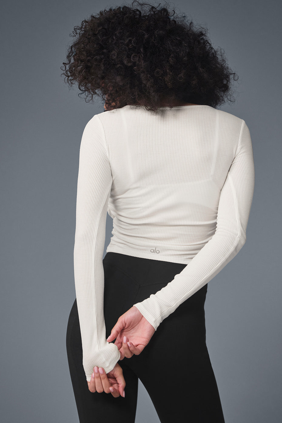 Gather Long Sleeve - Ivory - Image 3