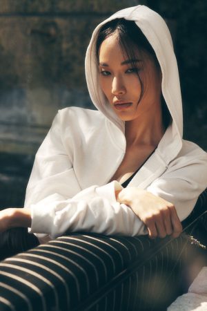 Sweet Escape Zip Up Hoodie - Ivory