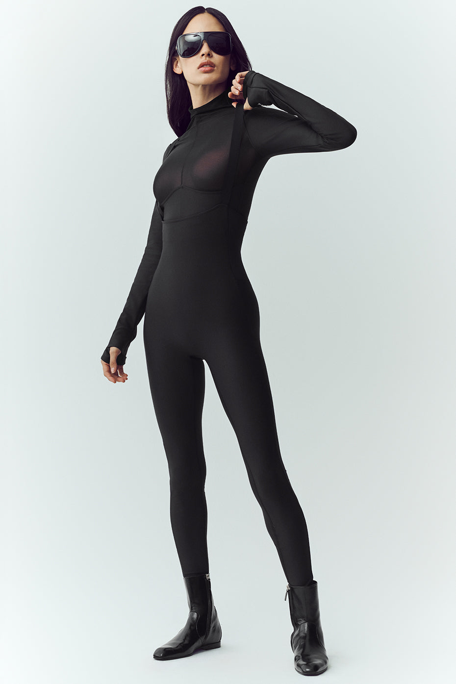 Airlift Winter Warm Mesh Ski Time Long Sleeve - Black - Image 4