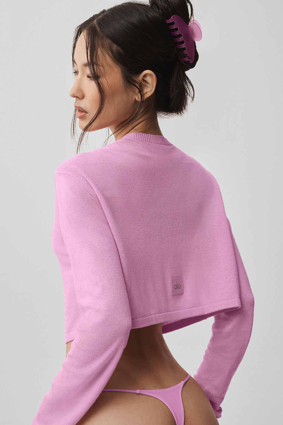 Supernatural Sweater Cardigan - Candy Heart Pink - Image 2