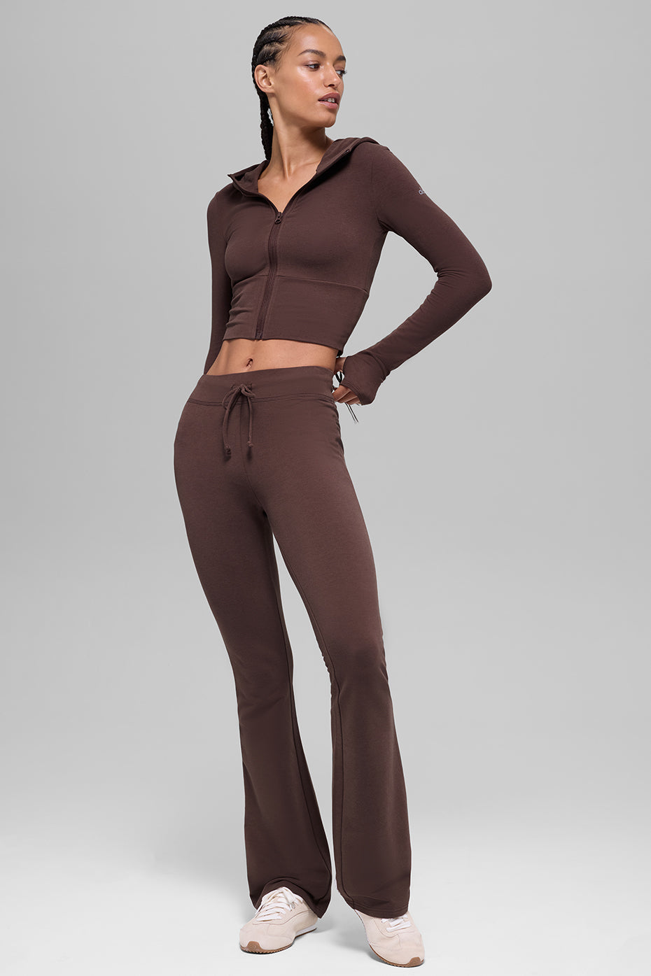 Sway Full Zip Hoodie - Brownstone - Image 5
