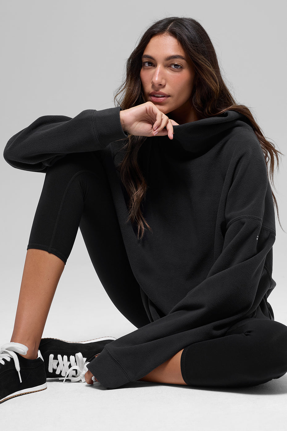 Polar Fleece Hazy Pullover - Black - Image 4