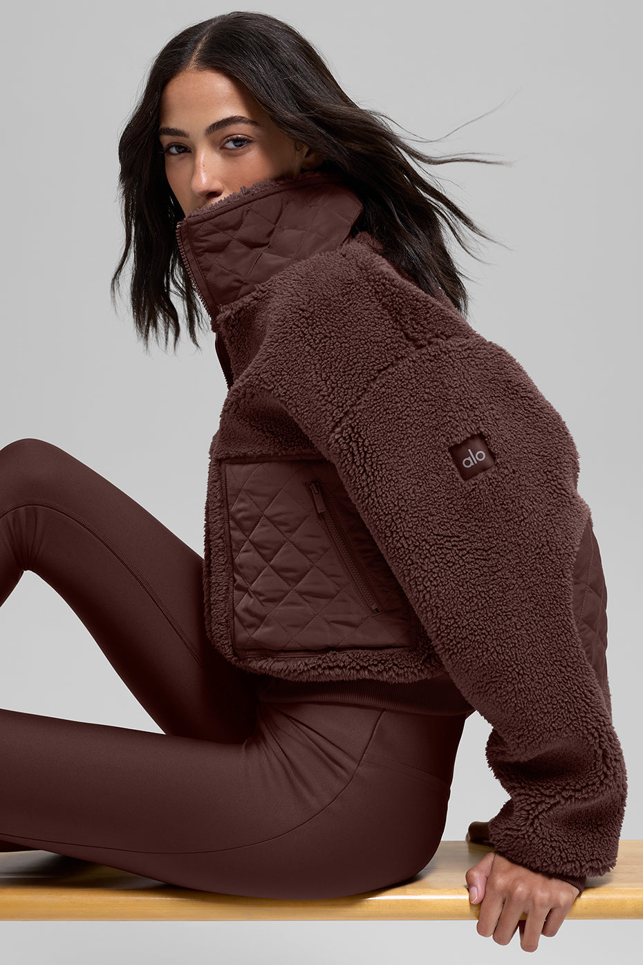 Sherpa Edge Bomber - Brownstone - Image 2