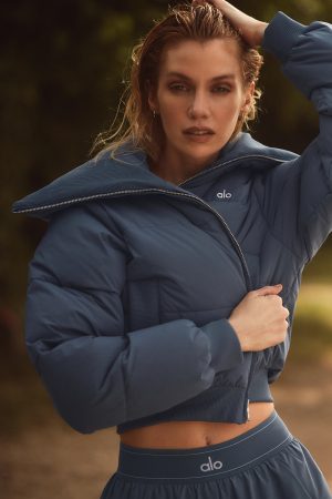 Captivate Puffer - Bluestone