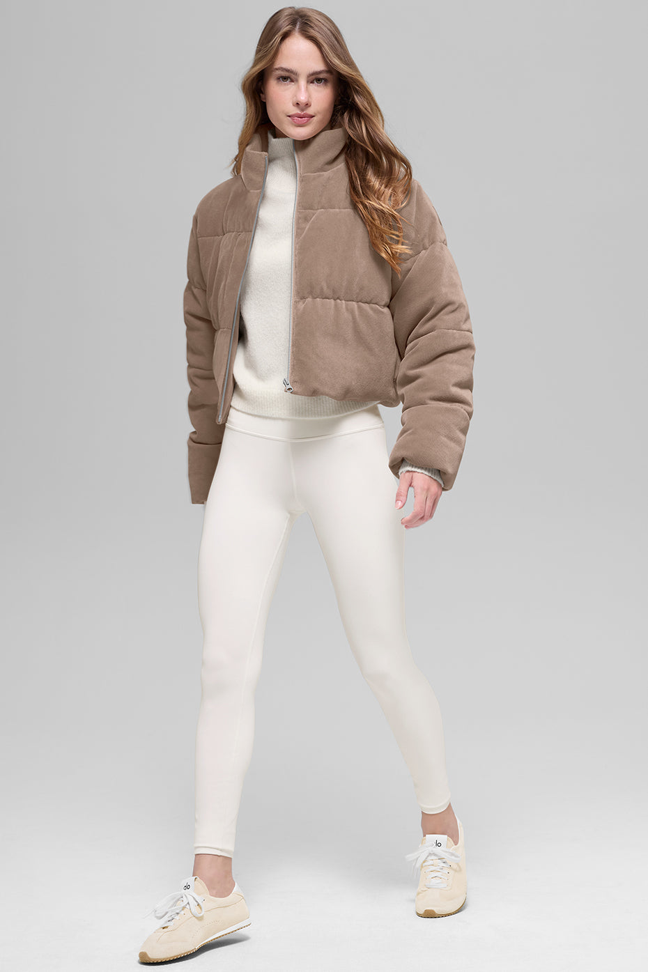 Micro Corduroy Dreamy Puffer - Chai Latte - Image 5