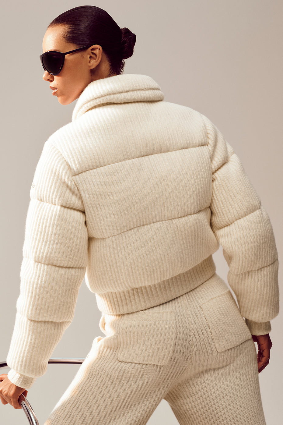 Cashmere Northstar Sweater Puffer - Ivory - Image 4