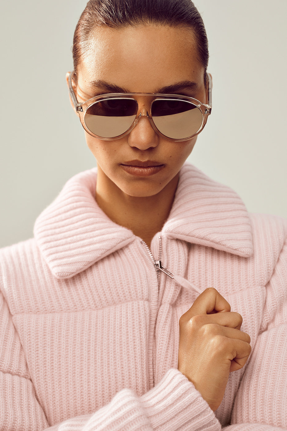 Cashmere Northstar Sweater Puffer - Frosted Pink - Image 2