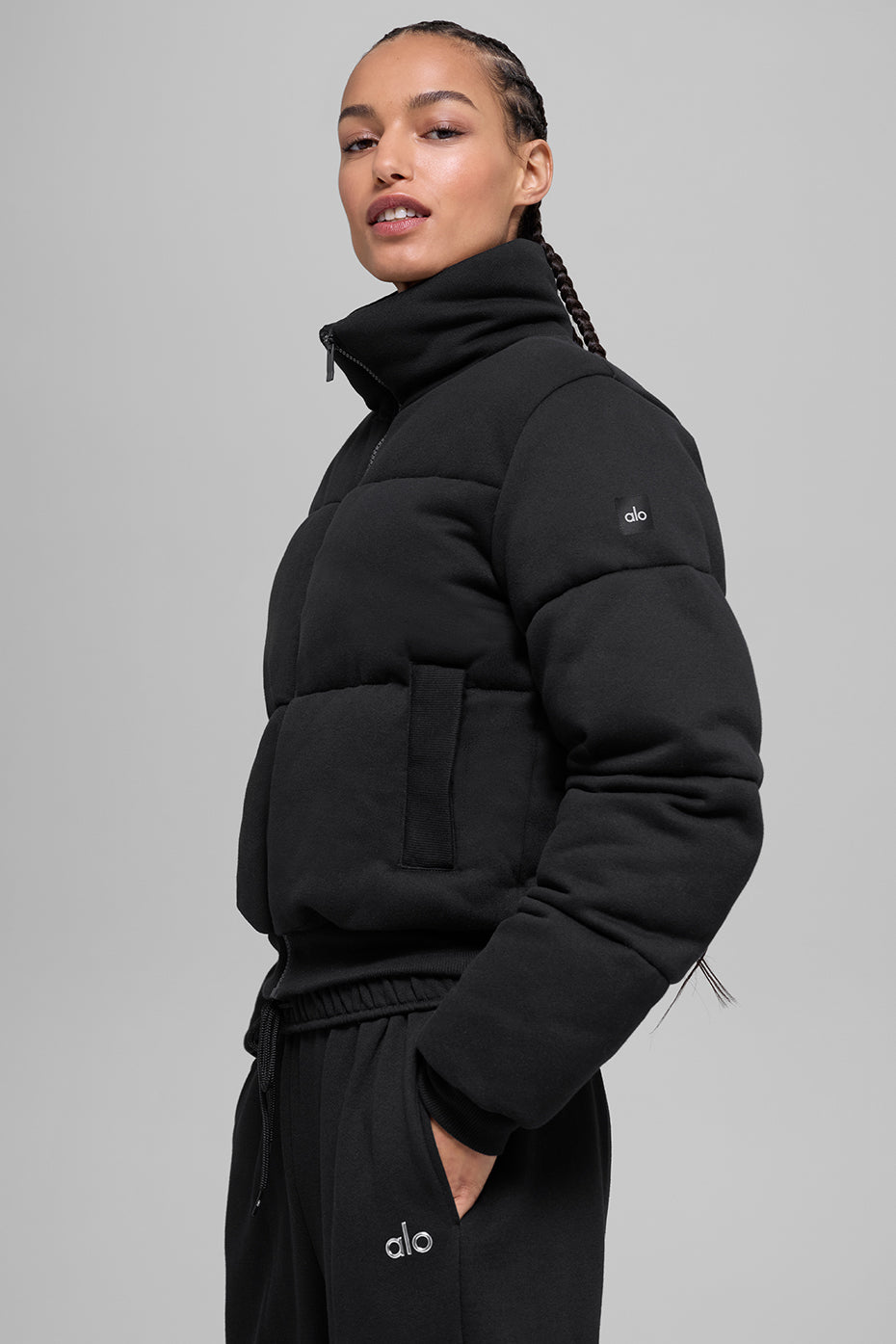 Sweatshirt Puffer - Black - Image 4