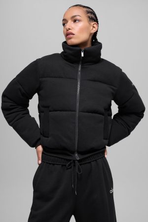 Sweatshirt Puffer - Black