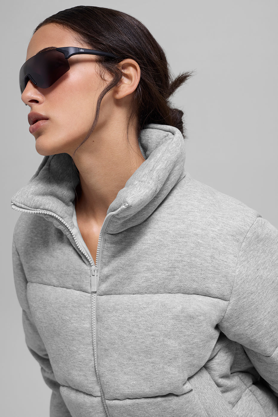 Sweatshirt Puffer - Athletic Heather Grey - Image 4
