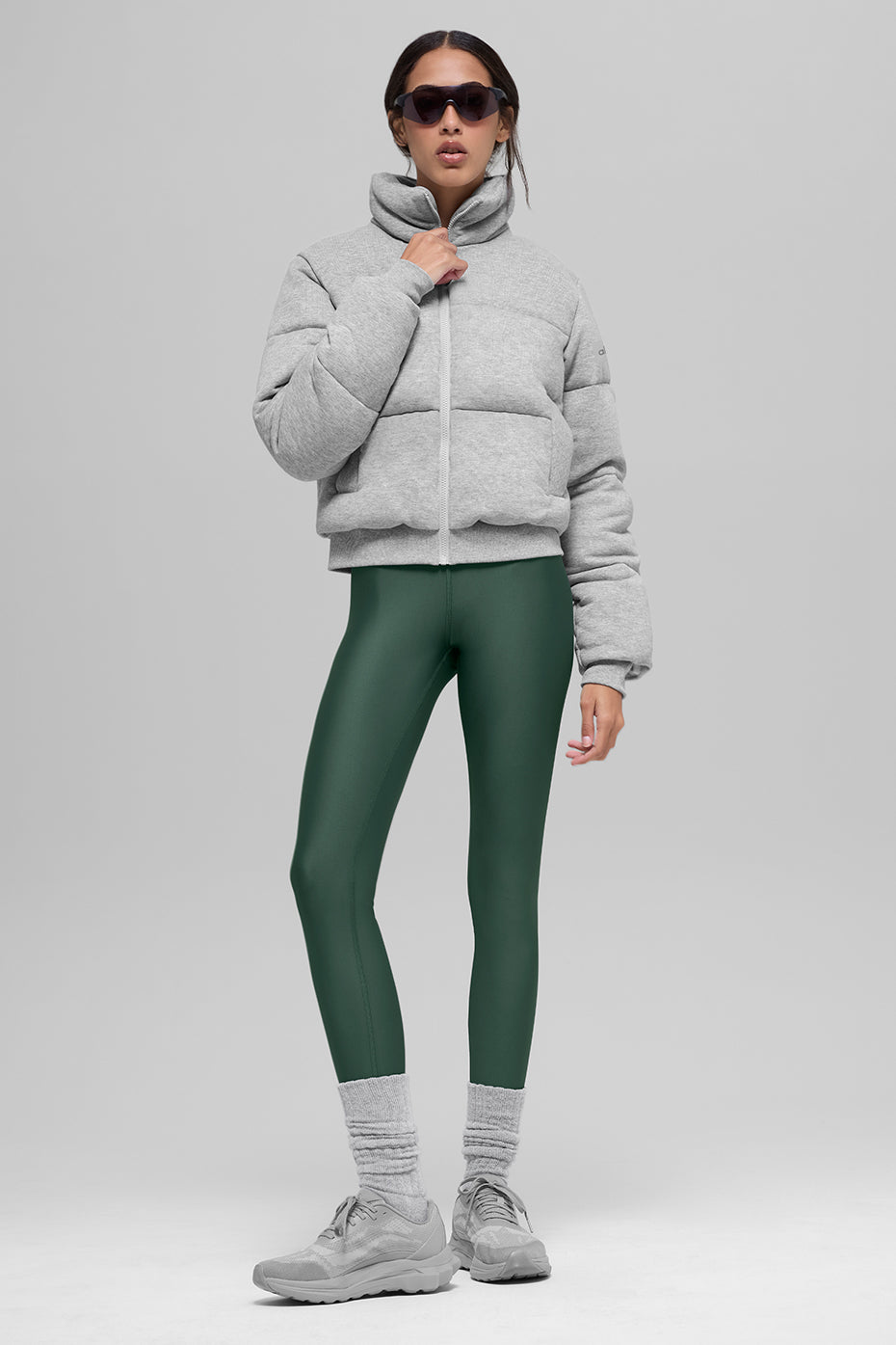 Sweatshirt Puffer - Athletic Heather Grey - Image 5