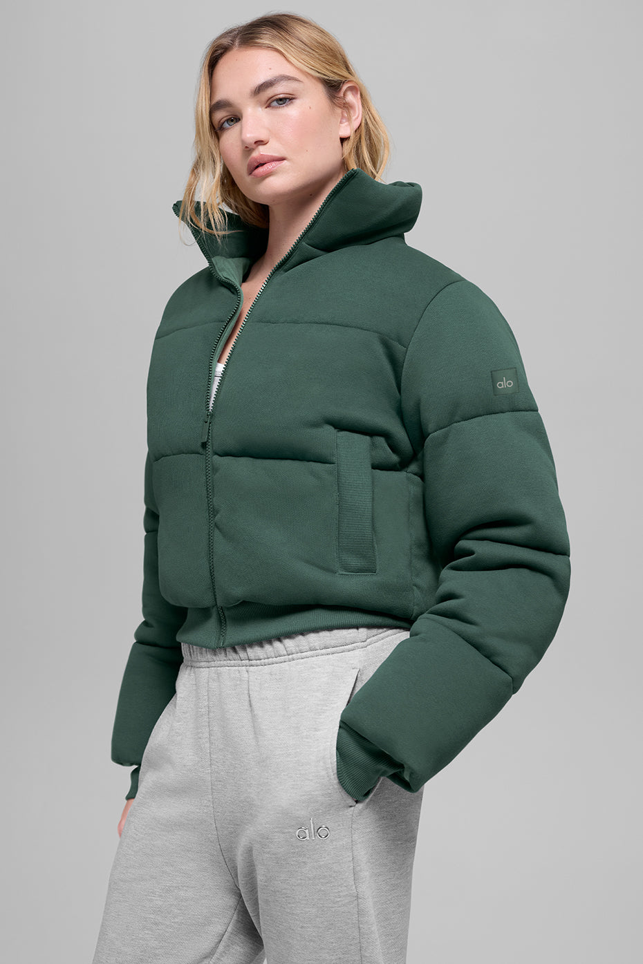 Sweatshirt Puffer - Clover Green - Image 2