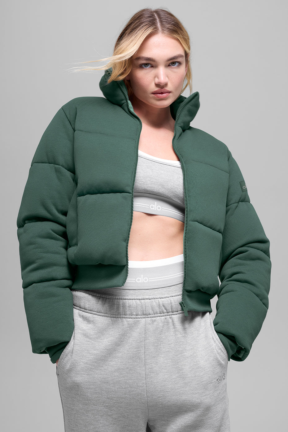 Sweatshirt Puffer - Clover Green - Image 4