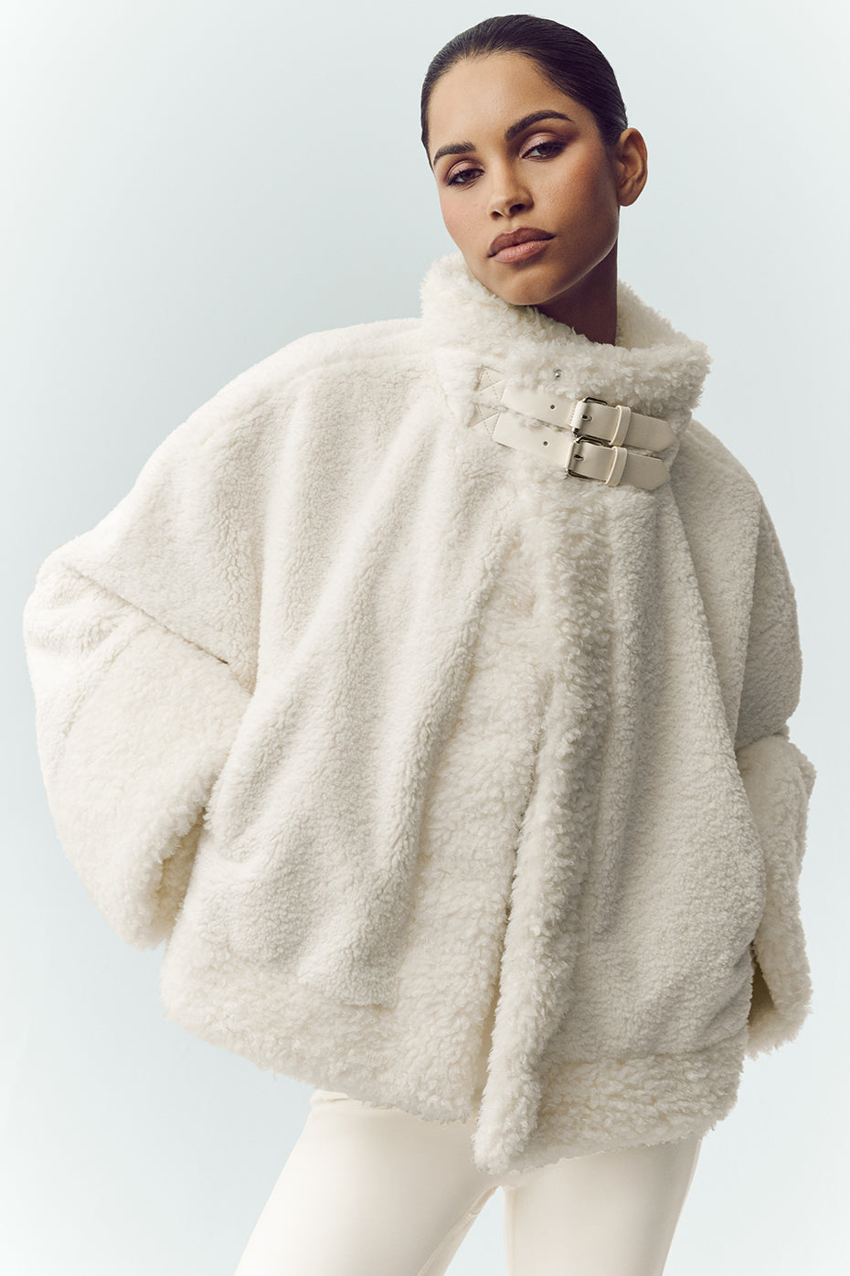 Sherpa Fireside Bomber - Ivory - Image 5