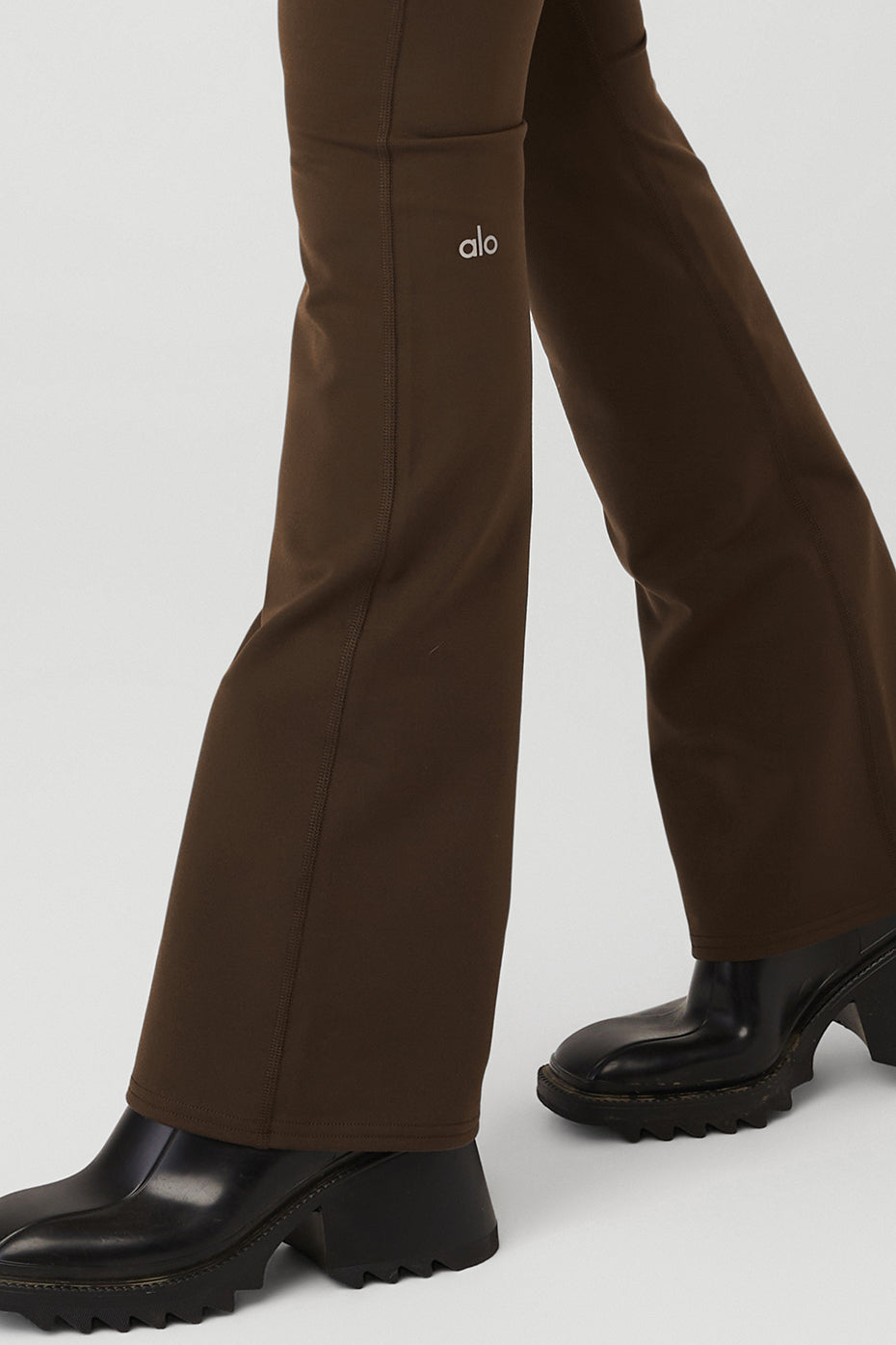 Airbrush High-Waist Bootcut Legging - Espresso - Image 4