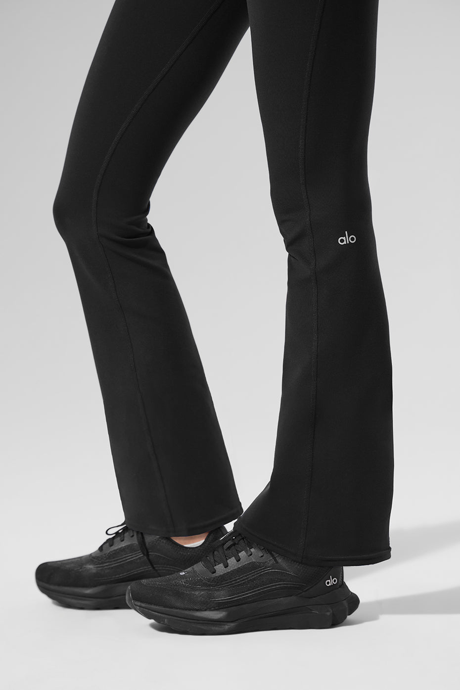 Airbrush High-Waist 7/8 Bootcut Legging - Black - Image 4