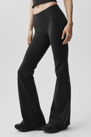 Airbrush Low-Rise Bootcut Legging - Black