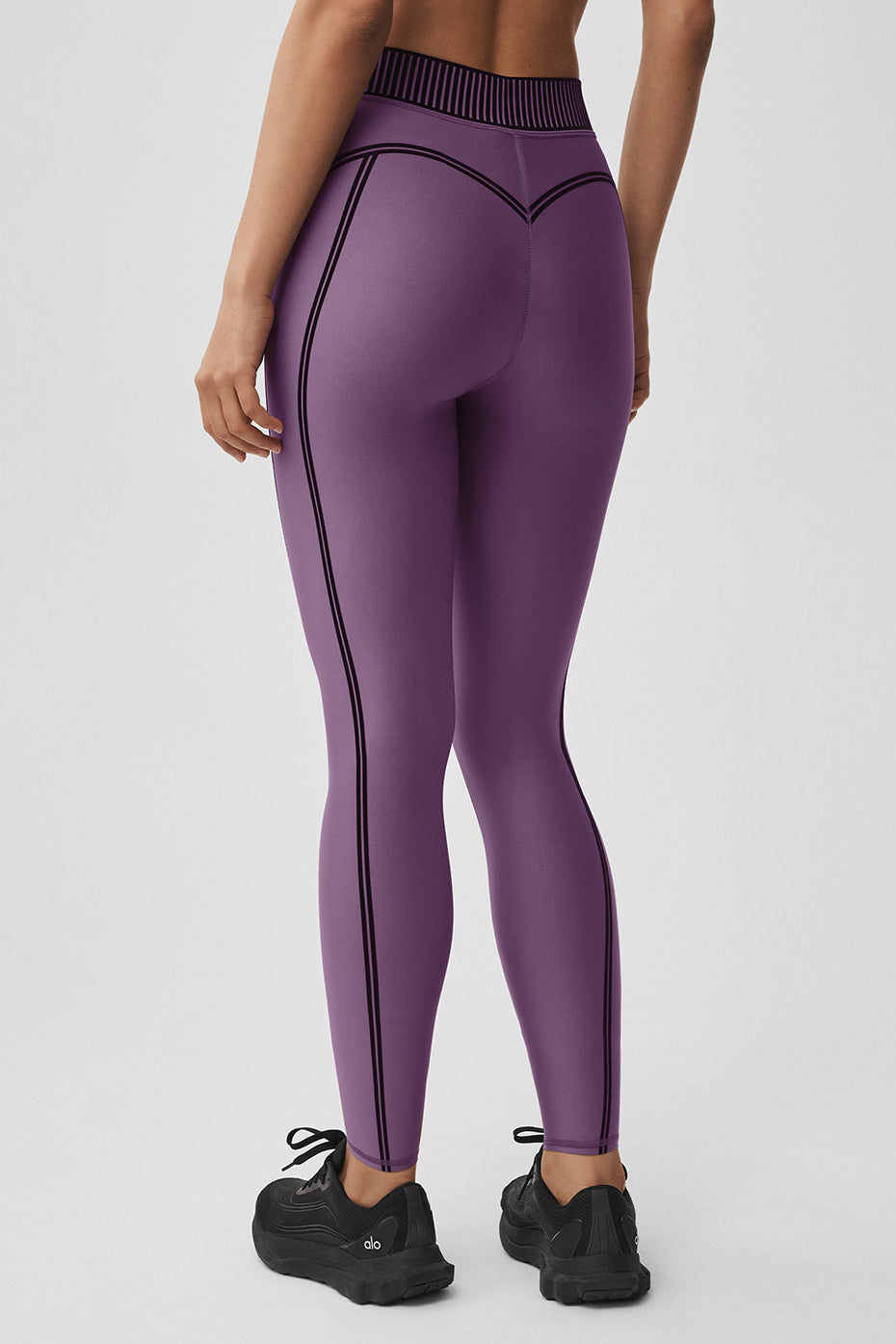 Airlift High-Waist 7/8 Line Up Legging - Plum Kiss - Image 2