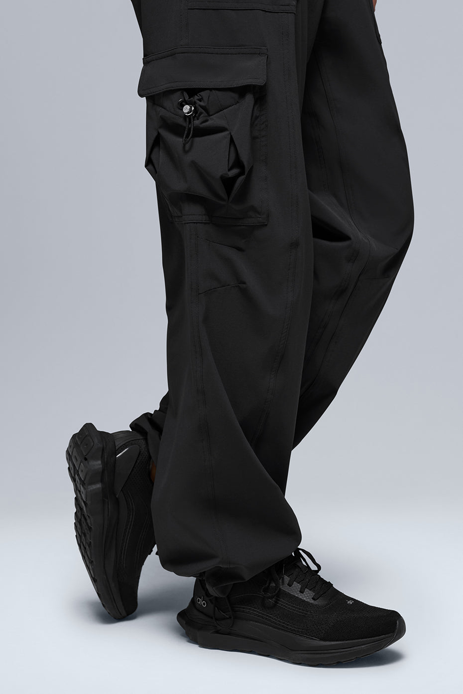 Low Rise Megastar Cargo Pant - Black - Image 4