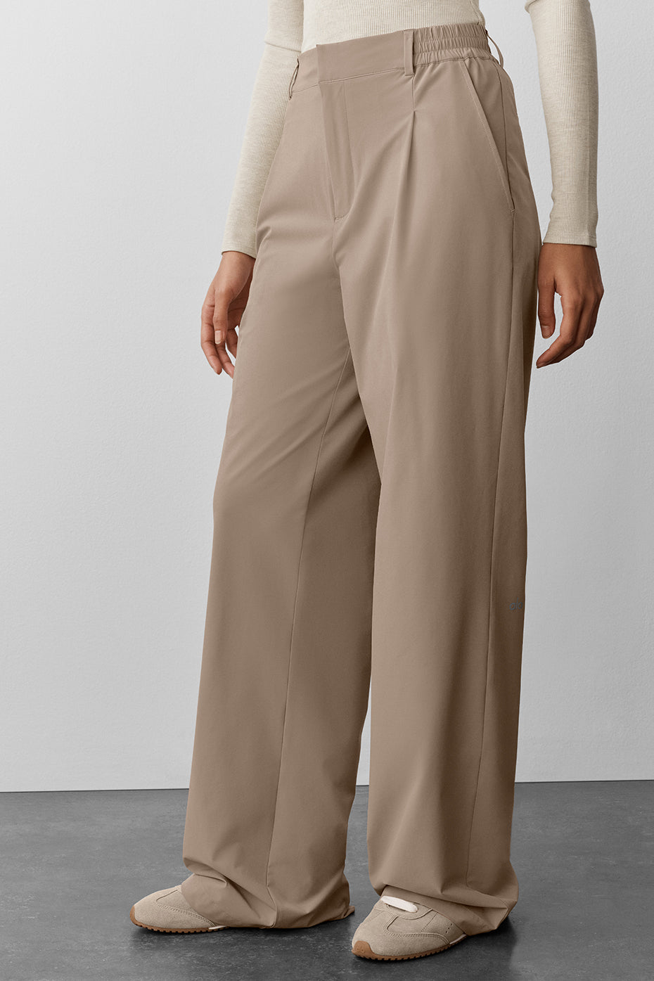 High-Waist Pursuit Trouser (Long) - Gravel - Image 5