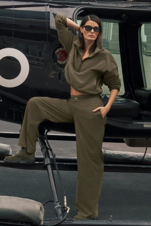 Suit Up Trouser (Regular) - Olive Tree