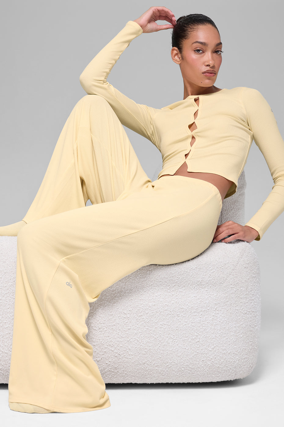 Mid-Rise Dreamlight Straight Pant - Candlelight Yellow - Image 4