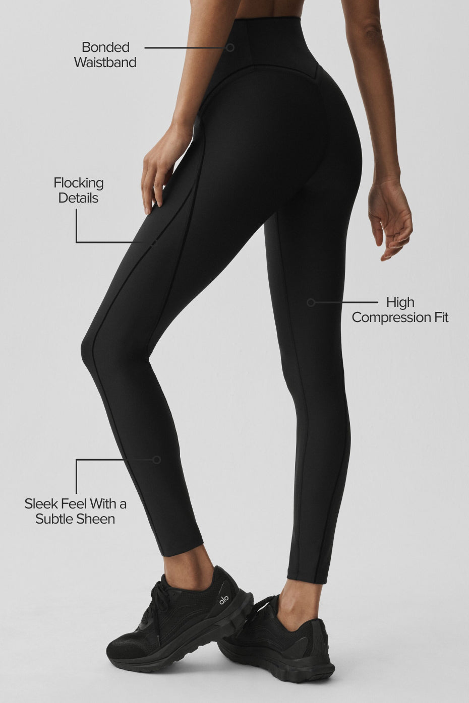 Airlift High-Waist Top-Notch Legging - Black - Image 2
