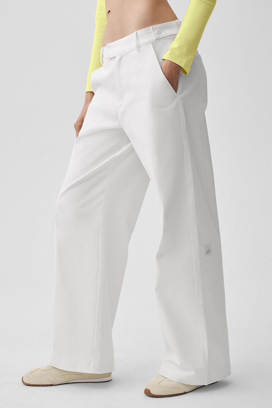 High Road Straight Leg Pant - White