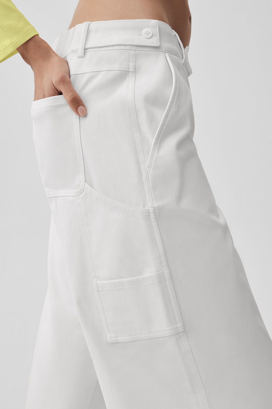 High Road Straight Leg Pant - White - Image 3