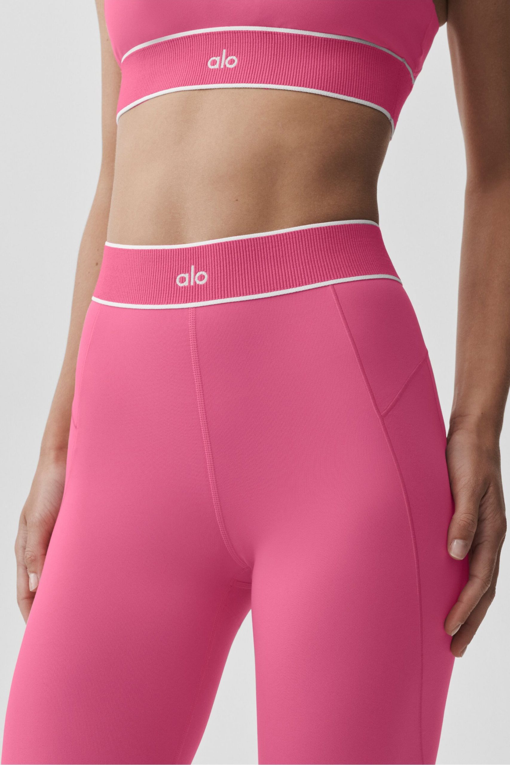 ALO Softsculpt High-Waist Amp It Up Legging - Paradise Pink - Image 3
