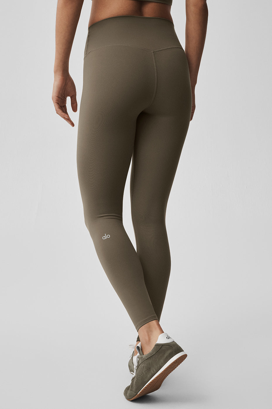 ALO Softsculpt High-Waist 7/8 Legging - Olive Tree - Image 4