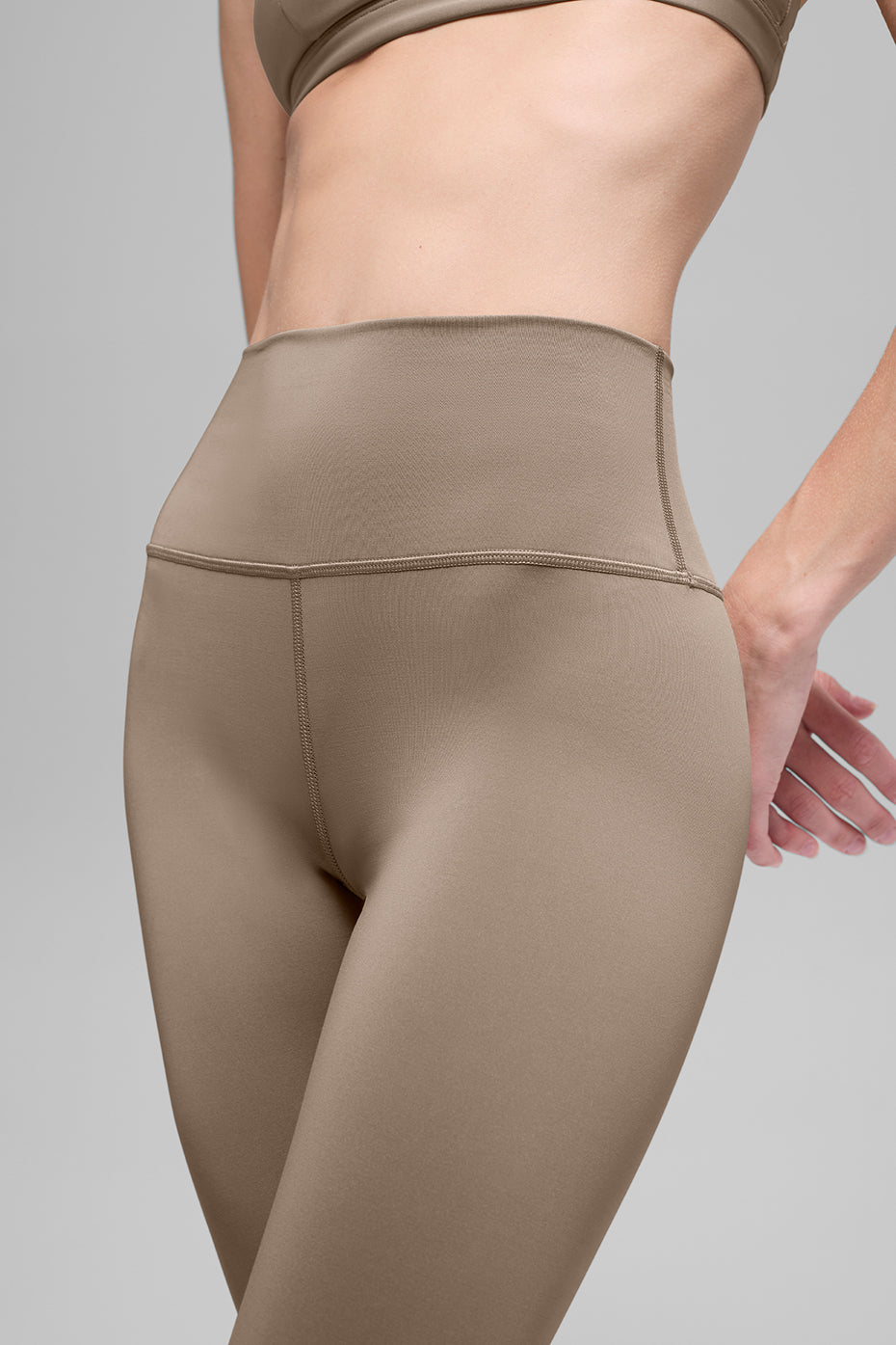 High-Waist Airlift Legging - Gravel - Image 4