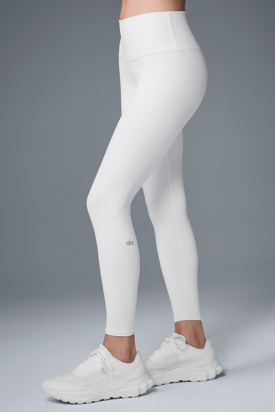 7/8 High-Waist Airbrush Legging - White - Image 4