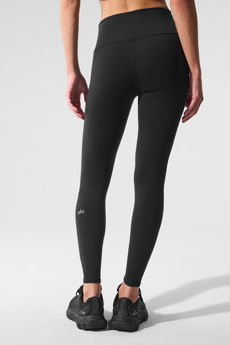 7/8 High-Waist Airbrush Legging - Black - Image 4