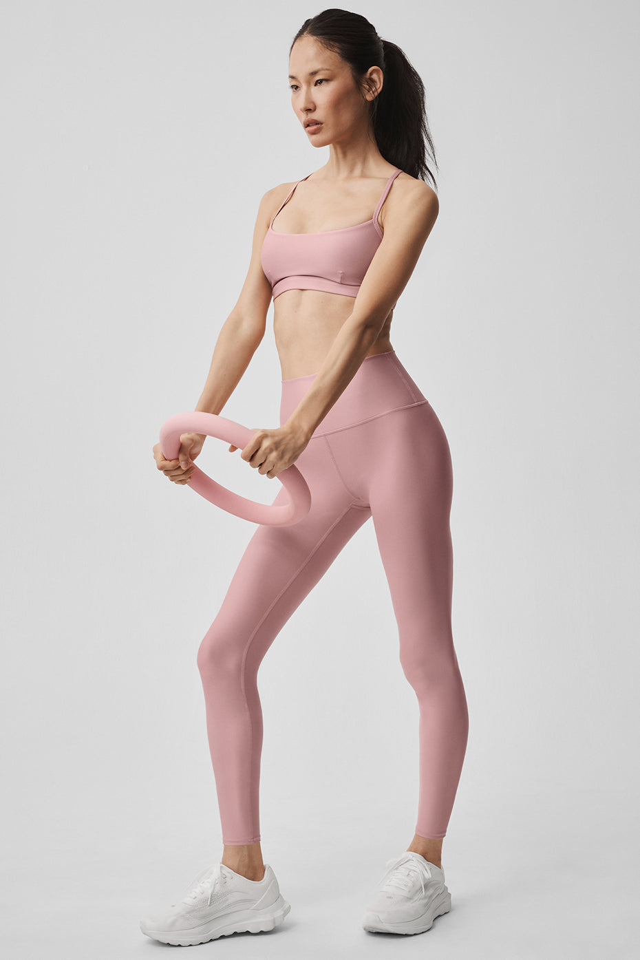7/8 High-Waist Airlift Legging - Vintage Pink - Image 4