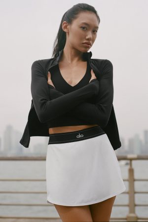 Match Point Tennis Skirt - White