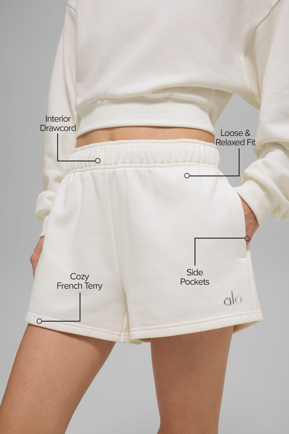 Accolade Short - Ivory - Image 2