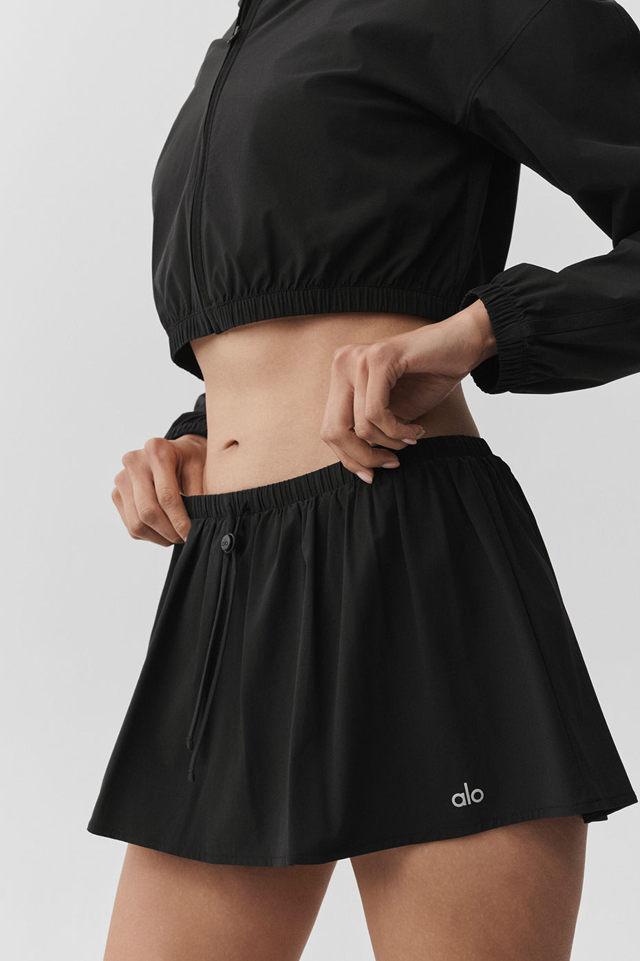 Breezy Tennis Skirt - Black - Image 3