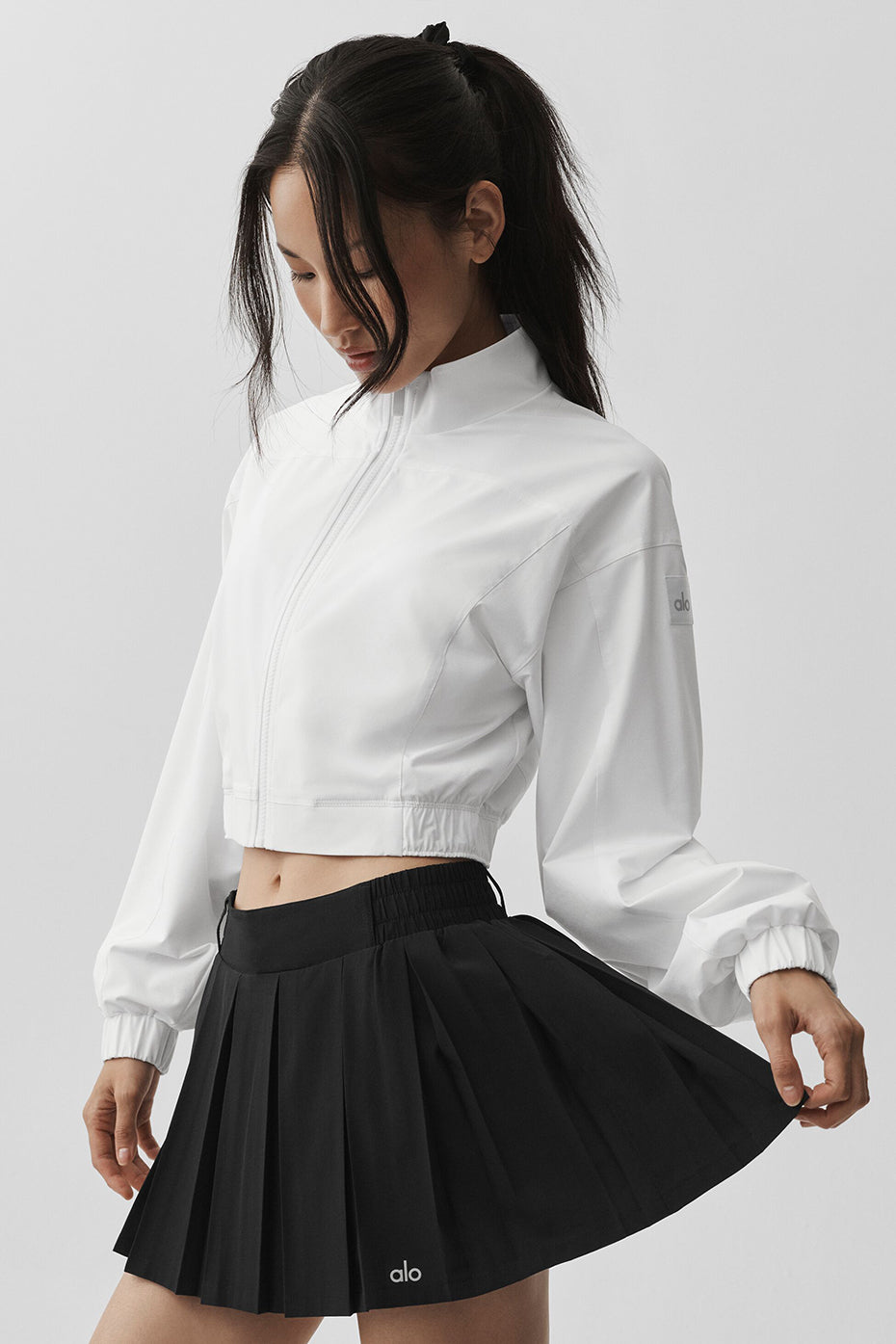 Rally Tennis Skirt - Black - Image 4