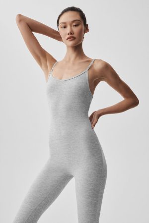 Alosoft One And Done Onesie - Athletic Heather Grey