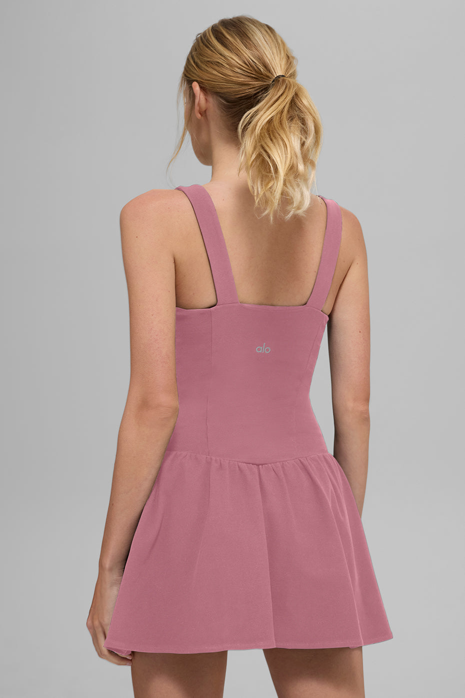 Alosoft Break Point Tennis Dress - Pink Wild Rose - Image 3