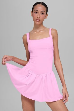 Alosoft Break Point Tennis Dress - Candy Heart Pink