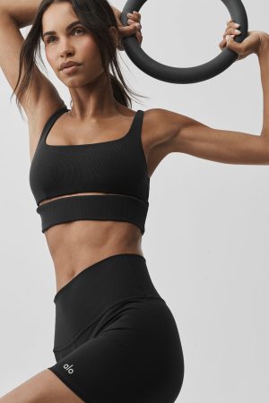 Slit Bra - Black